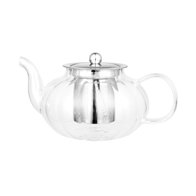 Avanti Vortice Dhalia Ribbed Glass Teapot - 800ml