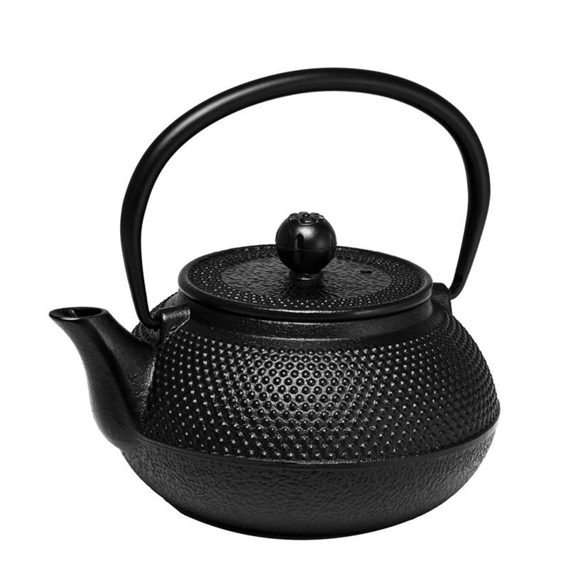 Avanti Cast Iron Hobnail Teapot - 600ml Black