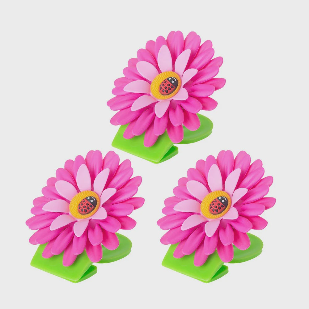 Vigar Flower Power Pink Palm Dish Brush