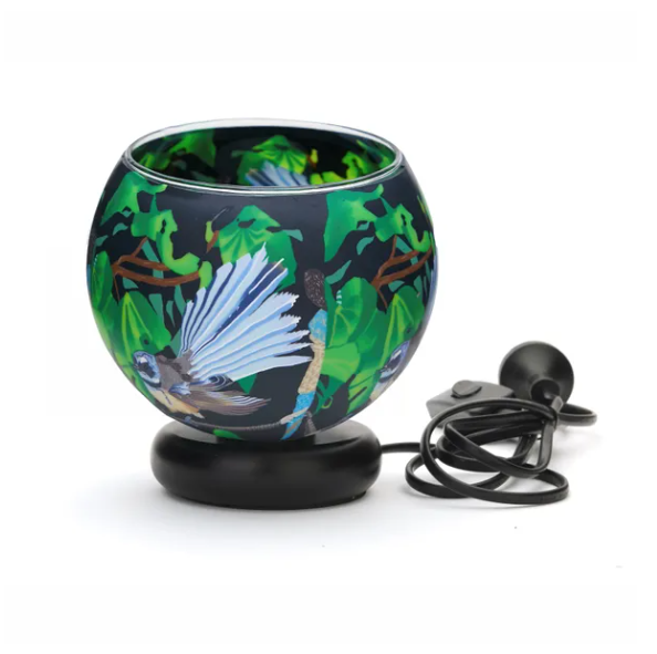 Glass Electric Lamp, Fantail Flitter