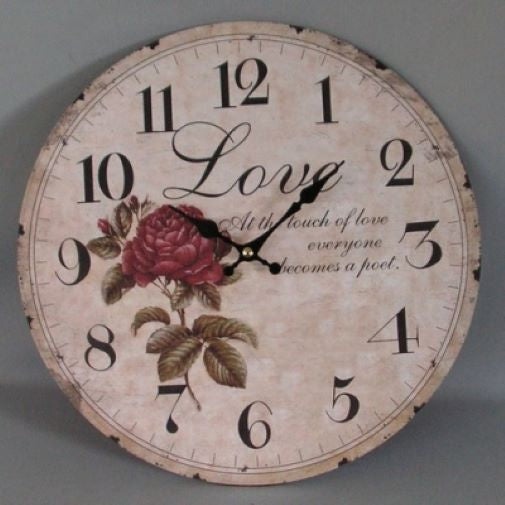 Love Clock 34cm