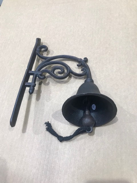 26cm Door Bell with Filigree Cast Iron
