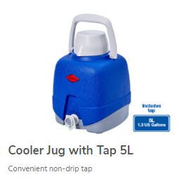 Cooler jug best sale with tap