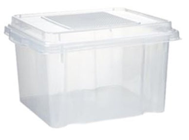 Taurus File Storer, With Lid, 31 Litre,  Clear