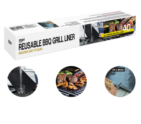 MC Reusable BBQ Grill Mat 33 x 40cm