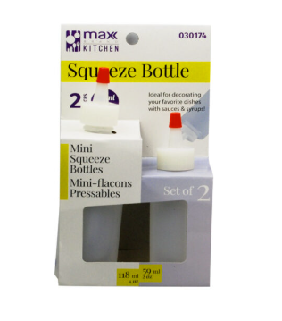 Kitchen Squeeze Bottle 2pc (118/59ml)