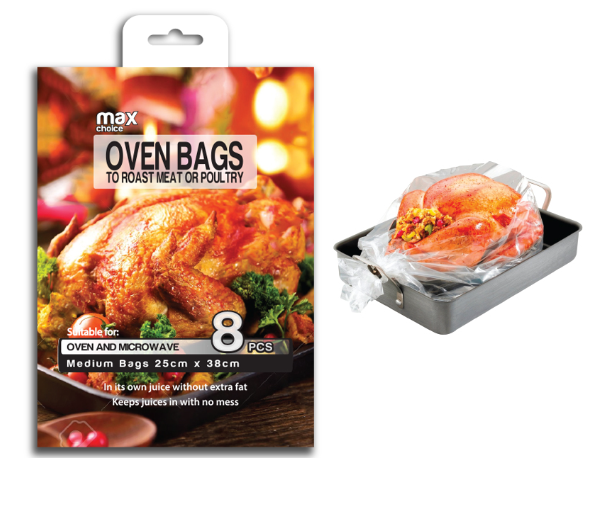 MC Oven Bag  Medium  25X38cm x8's