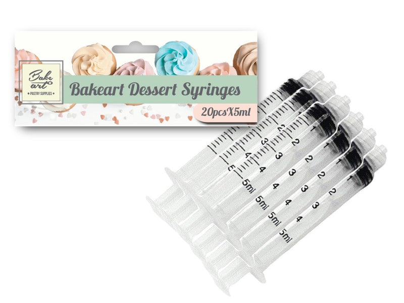 Bakeart Disposable Icing Syringes 5ml x 12s