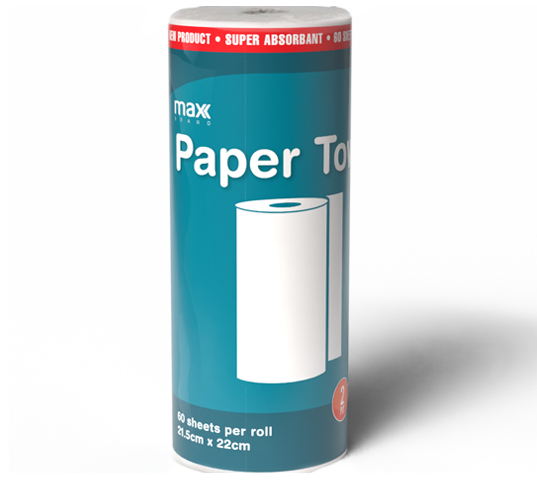 Kitchen Paper Towel 2ply 60 Sheets