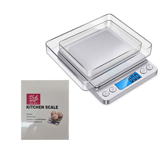 BakeArt Stainless Steel Digital Kitchen Scale 3000g/0.1g