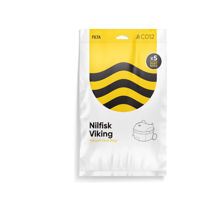 Filta Nilfisk Viking Sms Multi Layered Vacuum Cleaner Bags 5 Pk