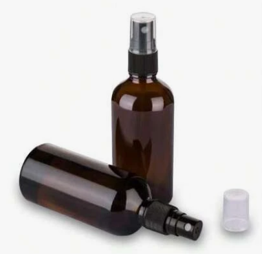 Amber Glass Spray Bottle 100ml