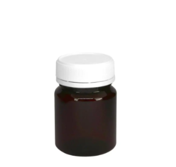 Round Pet Jar 100ml/125g  With Lid