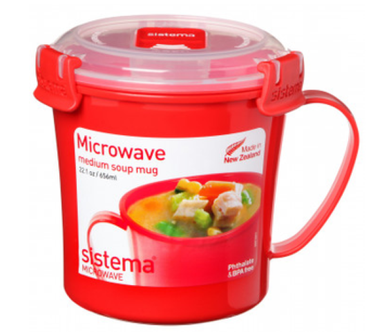 656ml Medium Soup Mug Microwave