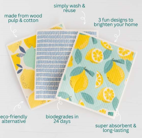 Seymours Kilda Wood Fibre Cloths 3 Pack