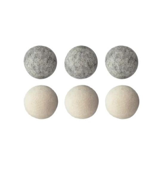 Wool Felt Dry Balls 6 Pack