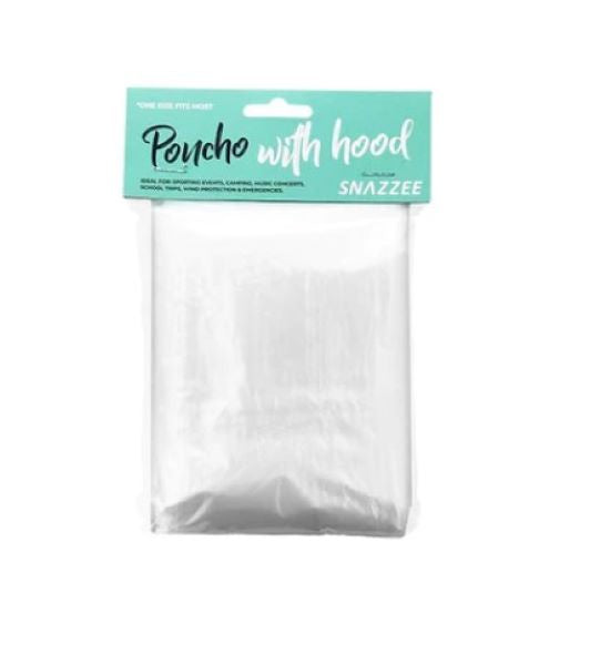 Snazzee Poncho W Hood 102 x 128cm