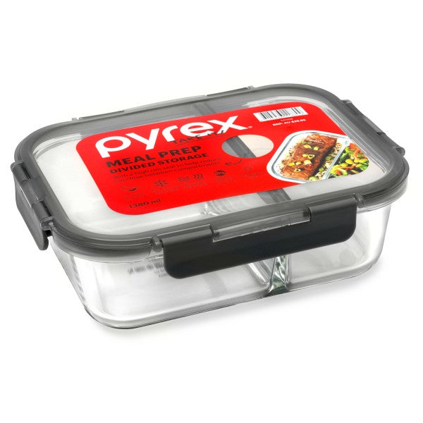 Pyrex Meal Prep Storage 1380ml Box of 4