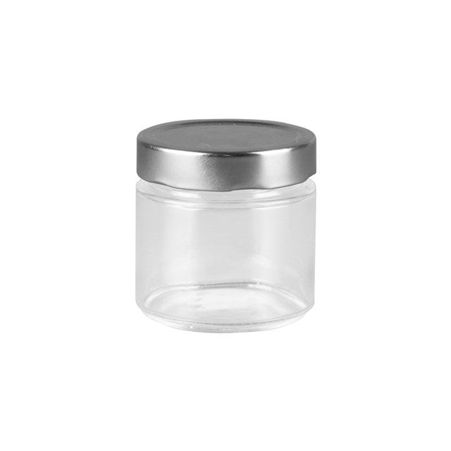 Kates Glass Jar W/ High Metal Lid 280ml