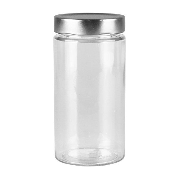 Kates Glass Jar W/ High Metal Lid 750ml