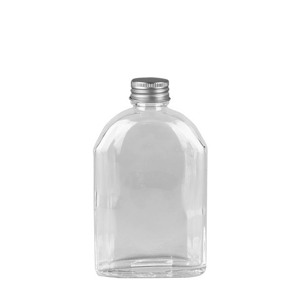 Kates Flat Glass Beverage Bottle 250ml