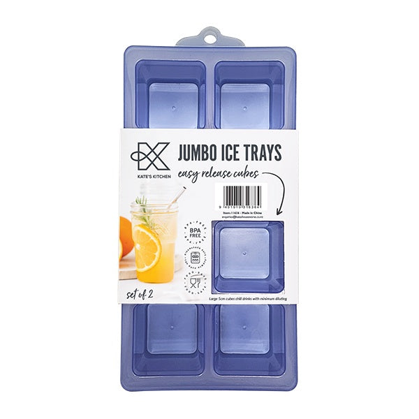 Kates Jumbo Ice Trays Set of 2