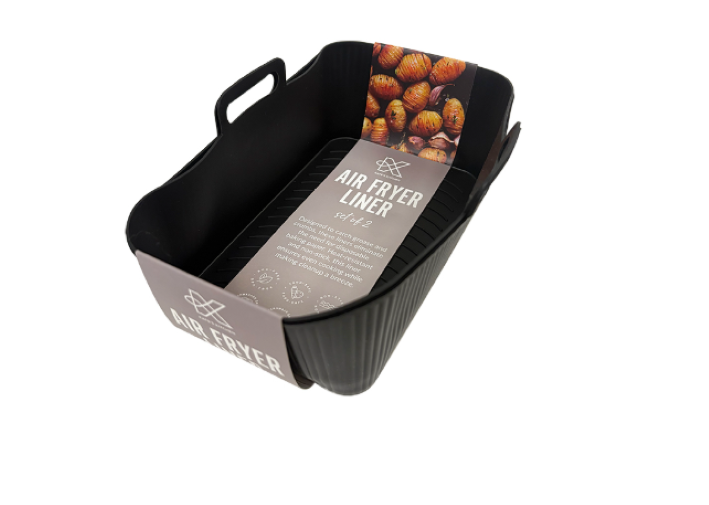 Kates Silicone Air Fryer Liner Rectangle Set of 2