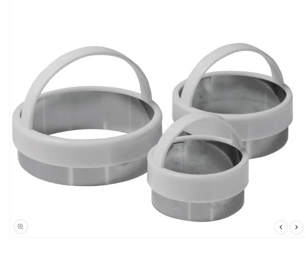 Avanti Straight Edge Cookie Cutters 3pc