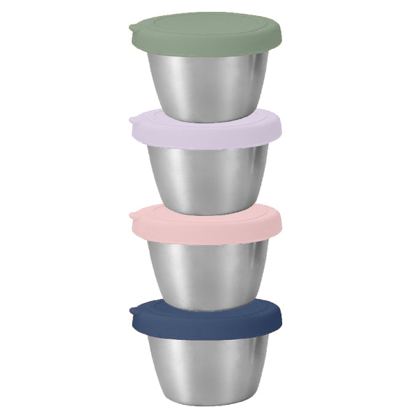 Versa Stainless Steel Mini Containers 50ml Set of 4