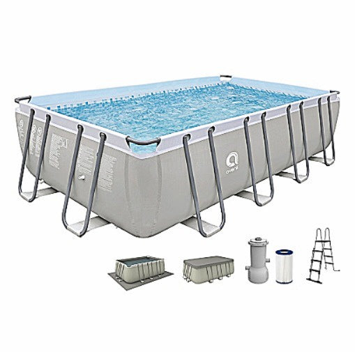 Avenli 5.49m x 2.8m x 1.22m (18'x 9.2'x 48") Frame Plus Rect Pool Set"