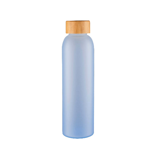 Velvet Coated Glass Water Bottle - 550ml