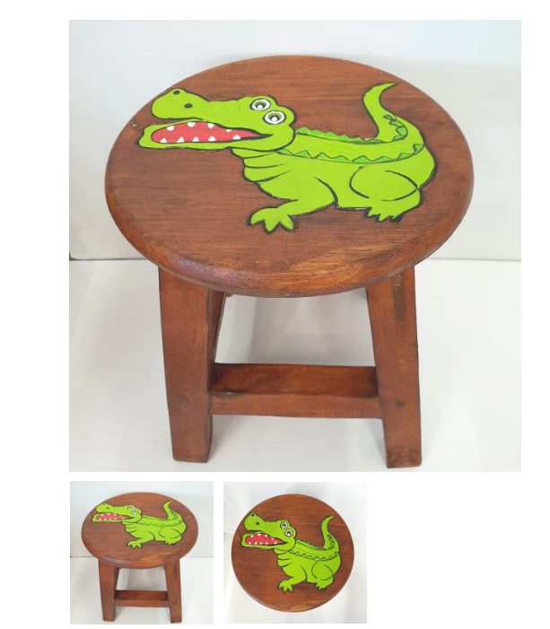 Kids Stool Happy Crocodile &