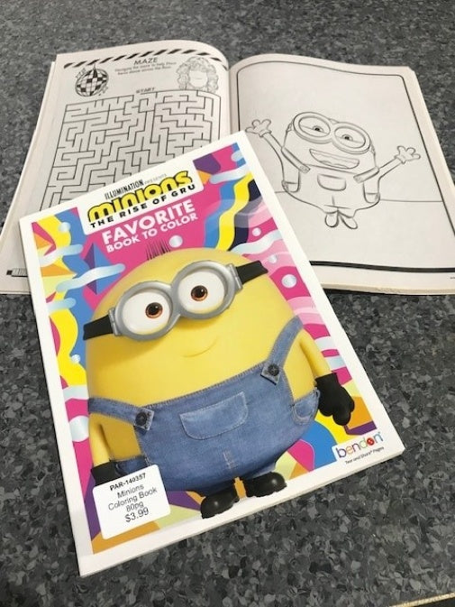 Minions Coloring Book 80pg