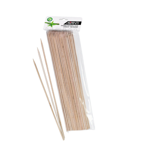 Bamboo Skewers 35cm - 100 Pk