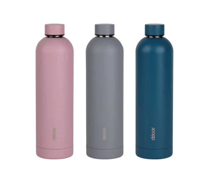 DécorScrew Top Stainless Steel Bottle, 1L