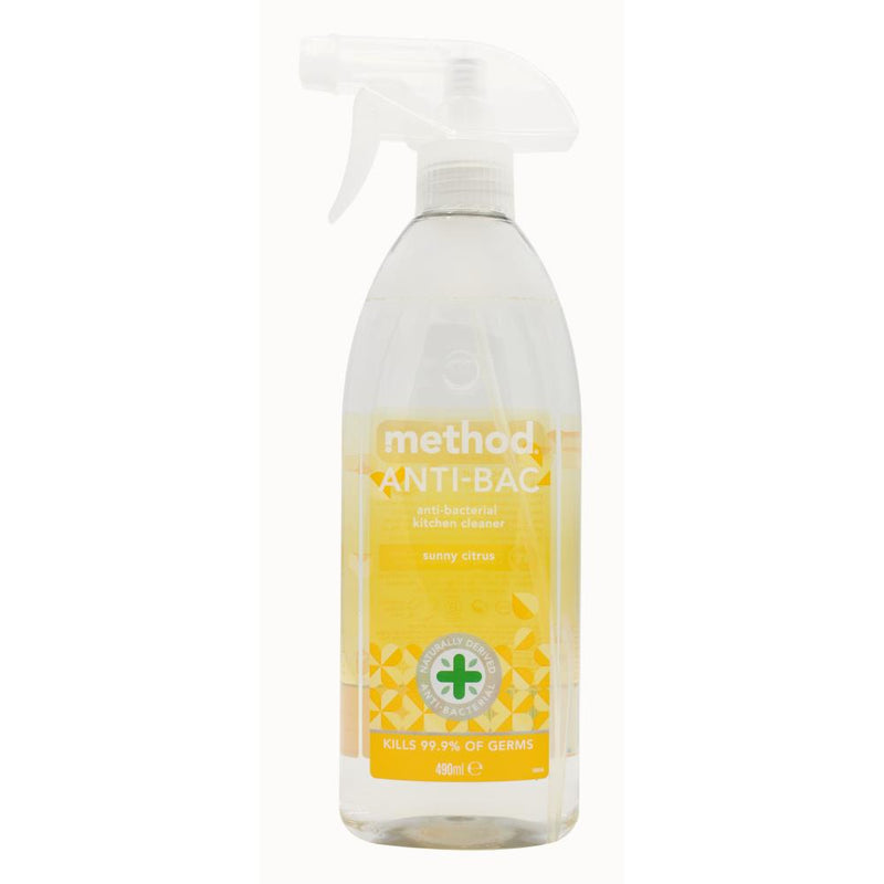 Method Anti-Bacterial Kitchen Cleaner Sunny Citrus 490ml