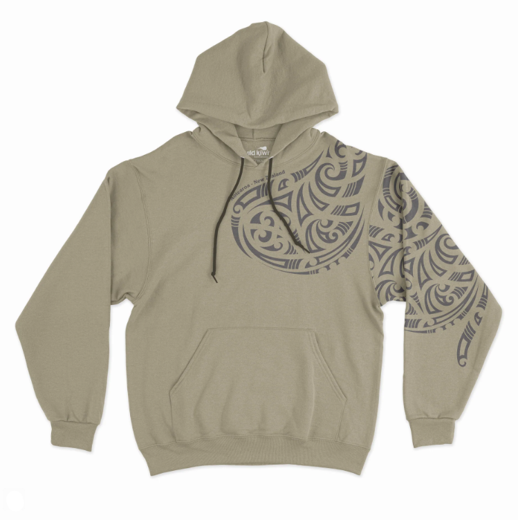 Mens New Zealand Hoodie - Tattoo Sweatshirt Hoodie