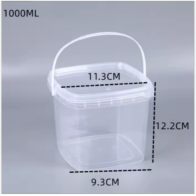Square Ezy Pail Clear