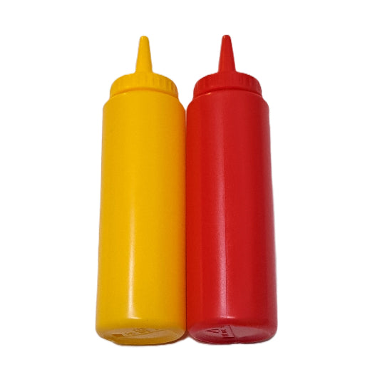 Condiments Sauce Bottle Red/Yellow