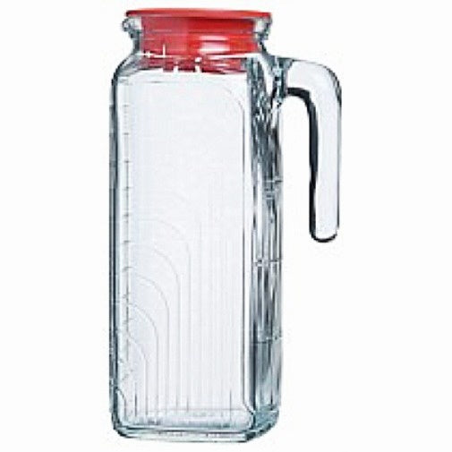 Bormioli Rocco Milka Glass Jug W Lid 1.2Lt