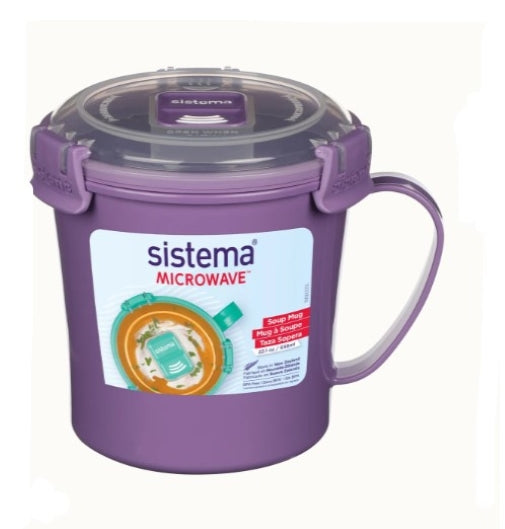Sistema 656ml Medium Soup Mug Microwave Colour
