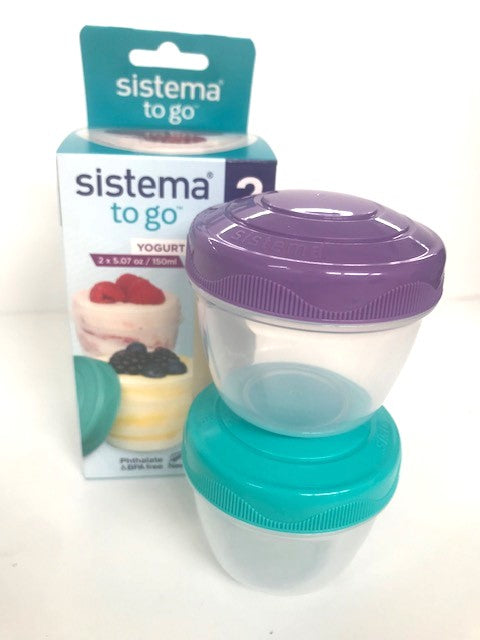 Sistema® 150ml Yogurt TO GO™ 2 Pack