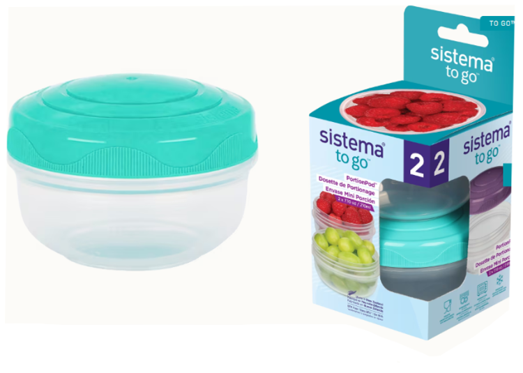 Sistema® PortionPod™ TO GO™ 210ml (2-Pack)