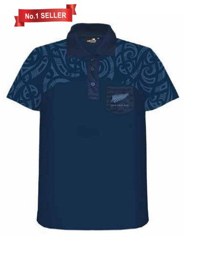 Men's Tattoo Polo Shirt W Pocket