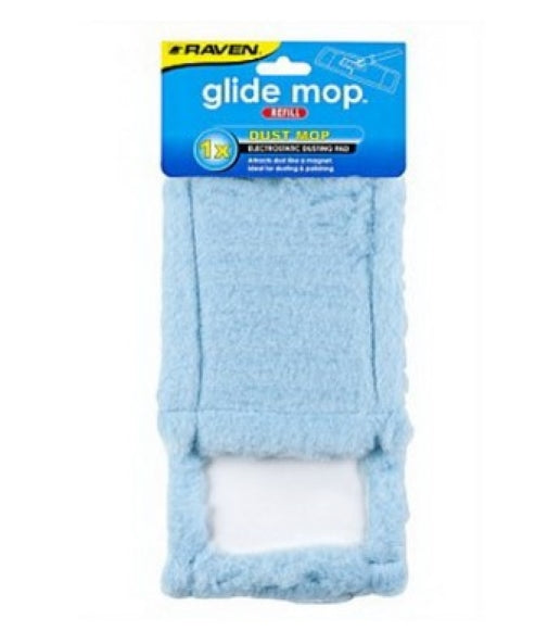 Glide Mop, Dust Refill Fluffy Blue