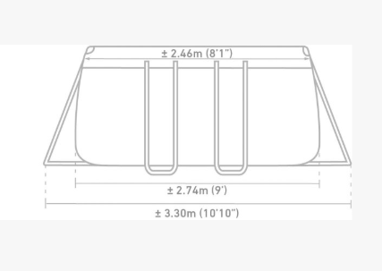 Intex Ultra XTR Rectangular Pool Set - 18ft x 12ft x 52in (5.49m x 2.74m x 1.32m)