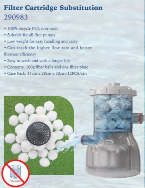 Fiber Ball 100g Replace Cartridge Filter