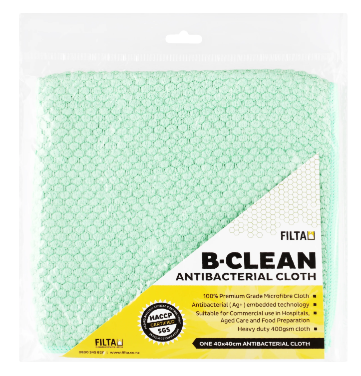 Filta B-Clean Antibacterial Microfibre Cloth 40x40xcm
