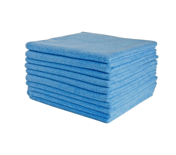 Filta Commercial Microfibre Cloth Black 40x40cm Pack of 10