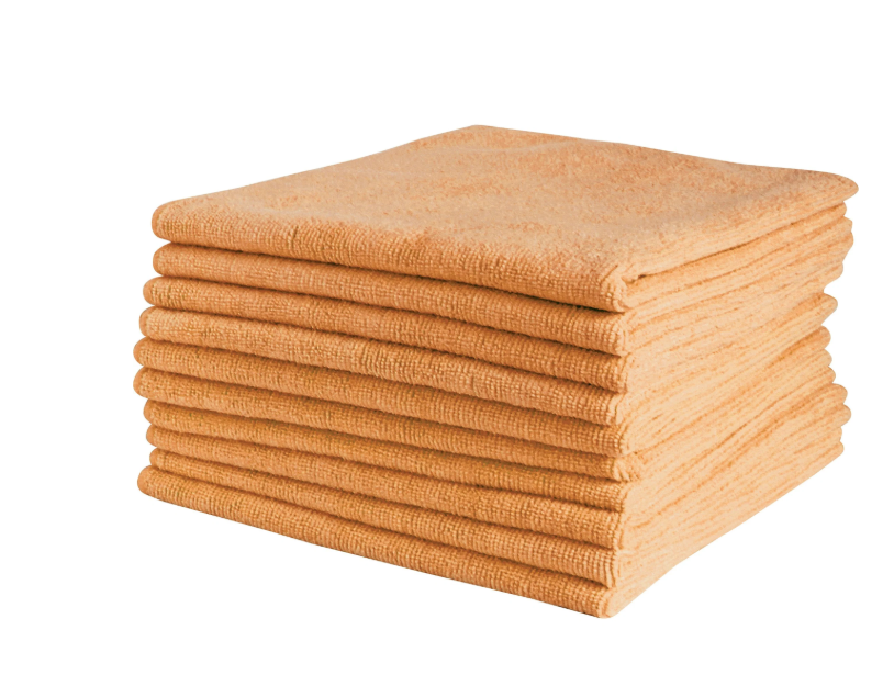 Filta Commercial Microfibre Cloth Black 40x40cm Pack of 10